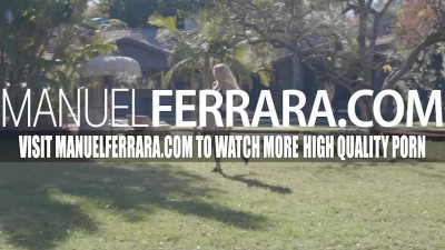 Inveigling Manuel Ferrara and Sophia Lux at teen movie