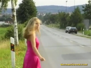 Female's teen sex by German Streets