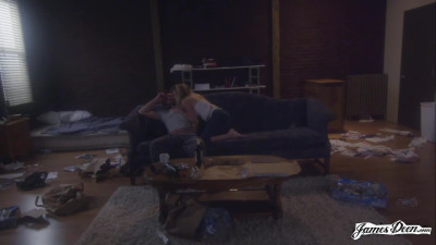 Alluring Amanda and Lia's double blowjob action