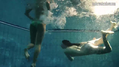Step fantasy clip with sexual nymph from Underwater Show