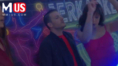 Jerkaoke featuring Bella Rolland's big cock action