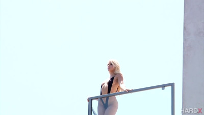 Hard X featuring Anikka Albrite's long hair sex