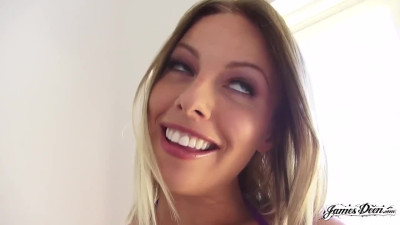 Britney Amber's stripping video by James Deen