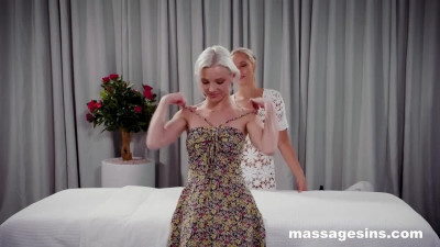 Lola Myluv and Zazie Skymm's lesbians trailer by Massage Sins