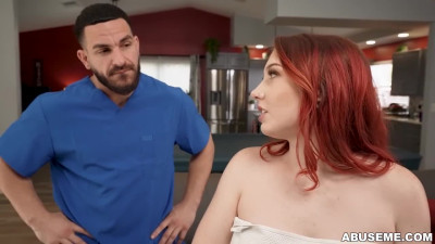 Randy Peter Green and Arietta Adams at aggressive video