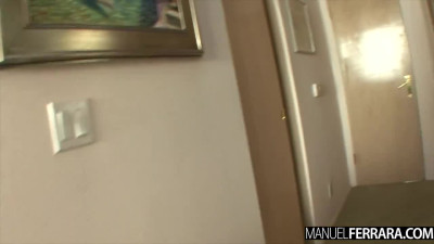 Double penetration clip with innocent Tarra White from Manuel Ferrara