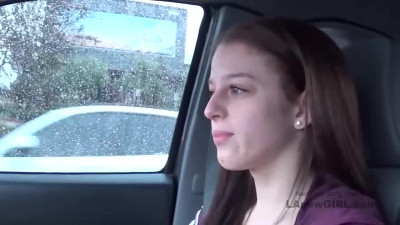 Brunette video with magnificent nymphet from LA New Girl