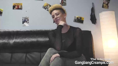 60fps dirt with cover-girl Della Dane from Gangbang Creampie