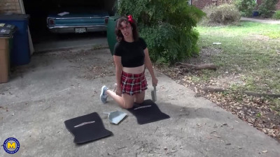 Consummate lover - schoolgirl uniform scene - Mature NL Solo