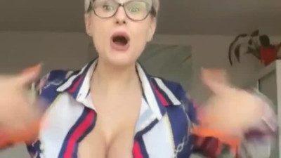 Stunner Angel Wicky at guest show movie
