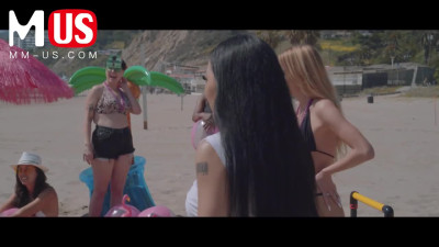 Tattooed women trailer with gambling Morgan Lee and Khloe Kapri from Jerkaoke