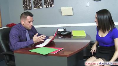 Naughty Office - brunette dirt