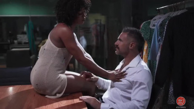 Divine Misty Stone at blowjob scene