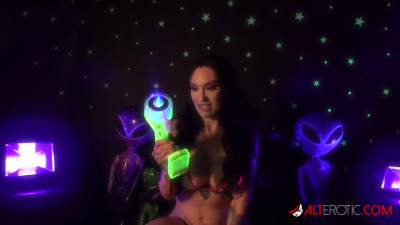 Toys action with stylish Misha Montana from AltErotic