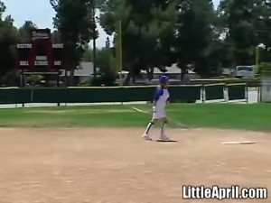 Little April - braces dirt