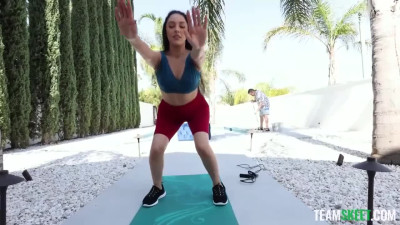 The Real Workout - medium size tits sex