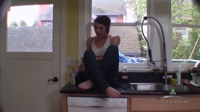 Delightful fancy bit at solo female clip