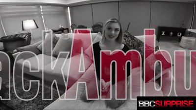 Inviting Amber Moore's interracial sex