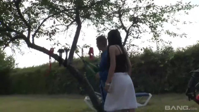 French Connection featuring Johanna's natural tits sex