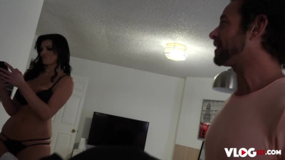 Vlogxxx sex with rough Brad Newman and Becky Bandini from VLog XXX
