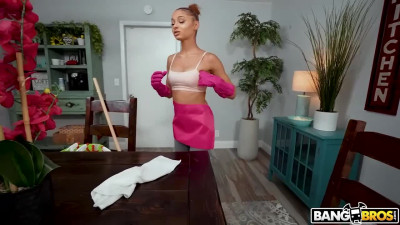 Dora Belle's small tits porn by My Dirty Maid
