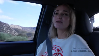 LA New Girl - sexy handjob smut