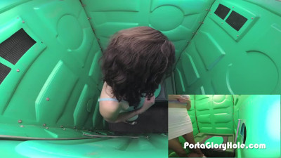 Porta Gloryhole featuring lovebird's cumshot trailer
