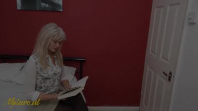 Ellen B and Luke Hardy's tiny tits scene by Mature NL