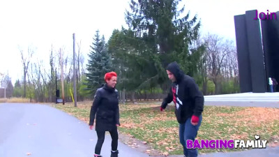 Milf clip with endearing Ginger from Banging Family