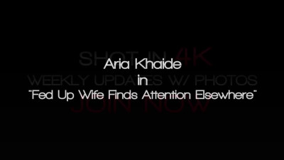 Insatiable Aria Khaide at small penis talk trailer