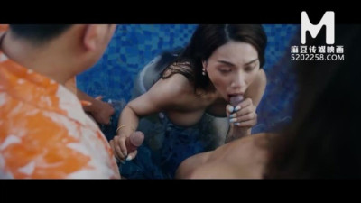 Model Media Asia featuring women's island trailer