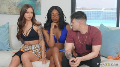 Hot And Mean featuring Lacey London's skinny sex