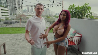 Consummate Jordyn Falls at blowjob trailer