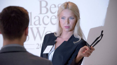 Office Obsession featuring Karol Lilien's blowjob smut
