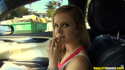 Oral sex with horny Rachel James from Street BlowJobs