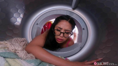 Endearing Julia's big cock action