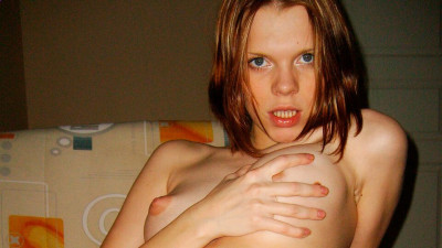 Thrilled Karolina's short hair action
