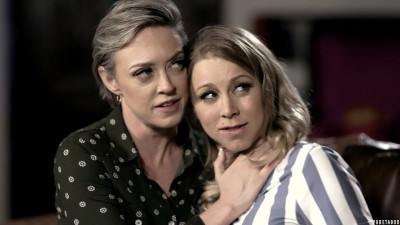 Skinny scene with rough Dee Williams and Katie Morgan from Pure Taboo