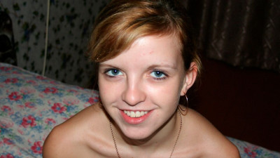 Cute Simona's natural tits sex