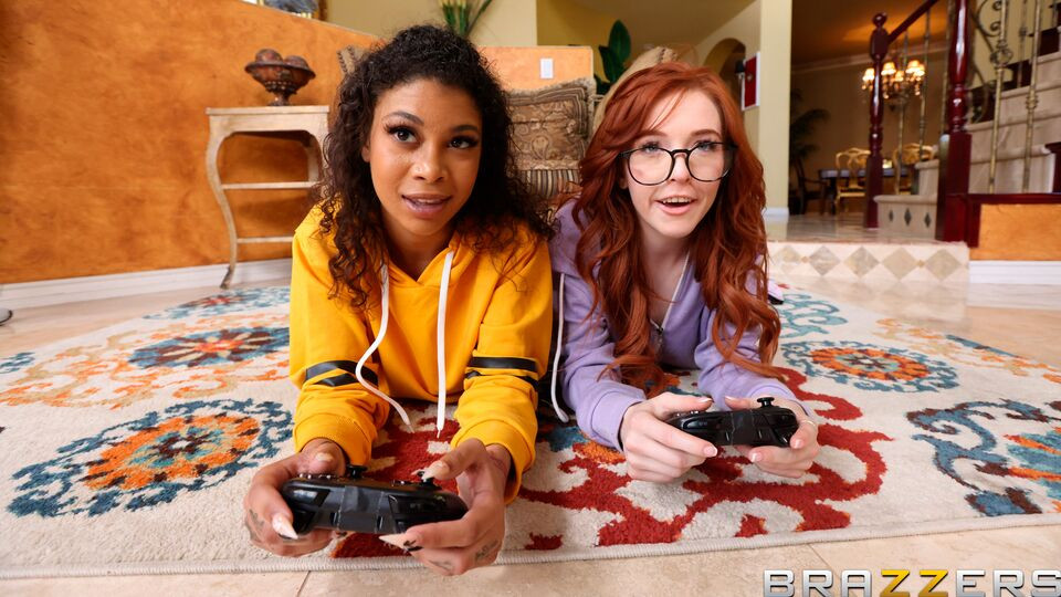 Brazzers Exxtra featuring Jeni Angel and Madi Collins's long hair clip Free Porn Videos | BestPornHubs.