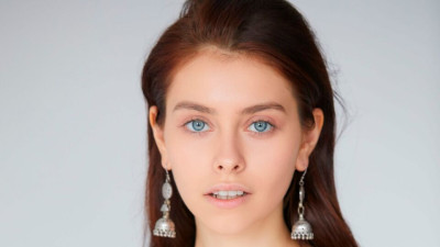 Victoria Garin's long hair sex by Superbe Models