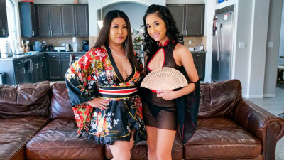 Charming Krystal Davis and Avery Black at muscular smut