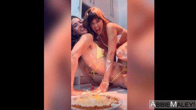 Magical Abbie Maley and Riley Reid - teen video - Abbie Maley