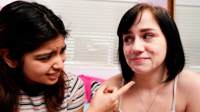 Sexual Hazel Heart's deep throat scene