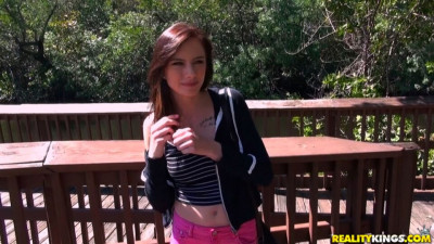 POV trailer with engaging Richelle Ryder from Street BlowJobs