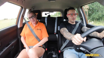 Fake Driving School - legs on shoulders sex