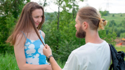 Enticing Tatiana's brunette smut