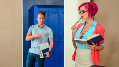 Cheerful Anna Bell Peaks - tattoo movie - Big Tits at School