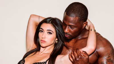 Legs on shoulders movie with glamorous Brooklyn Gray from Blacked.Com