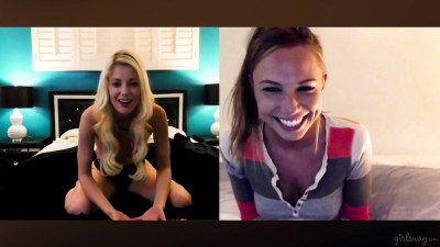 Aidra Fox and Charlotte Stokely's watching action by Girls Way
